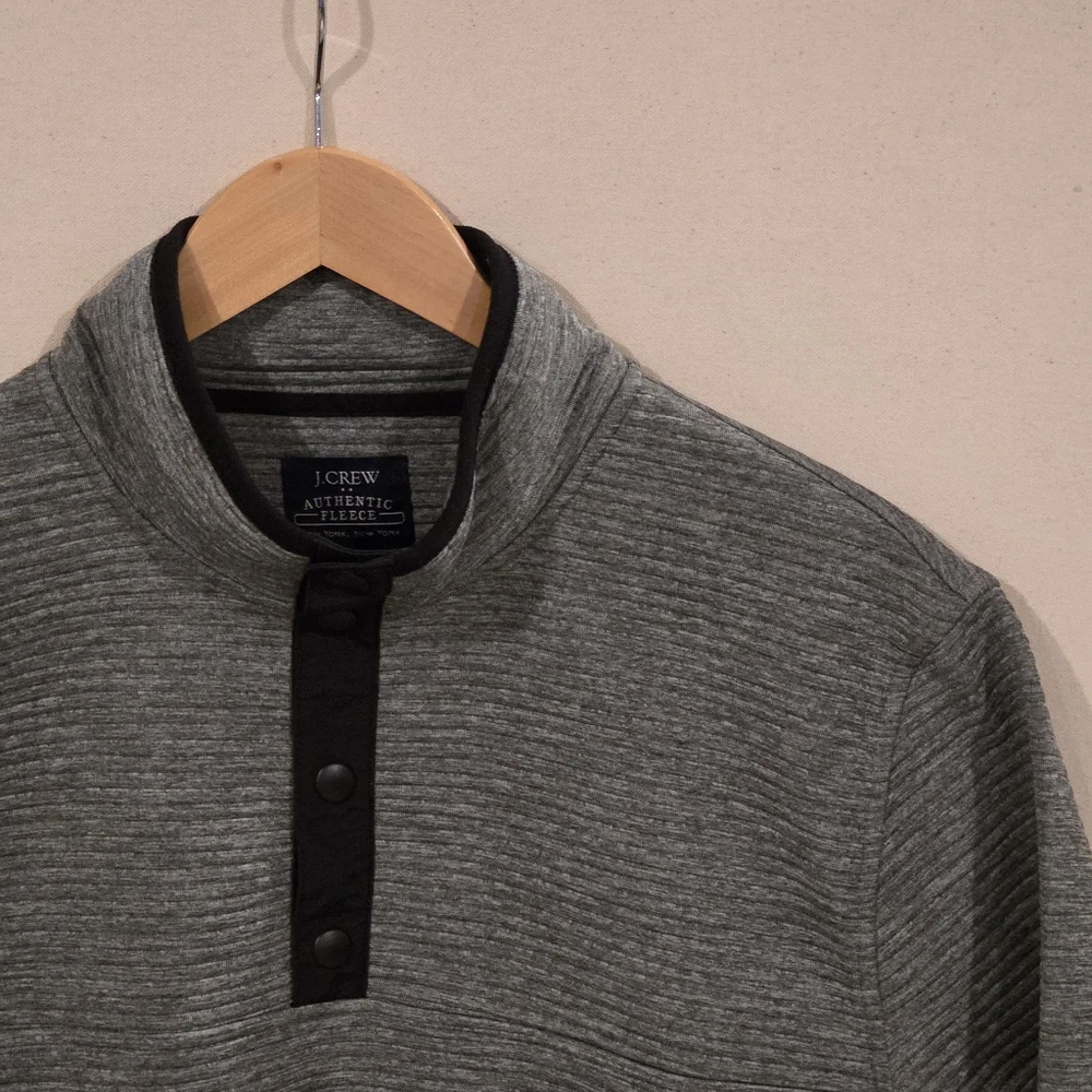J.Crew Quilted Pullover M